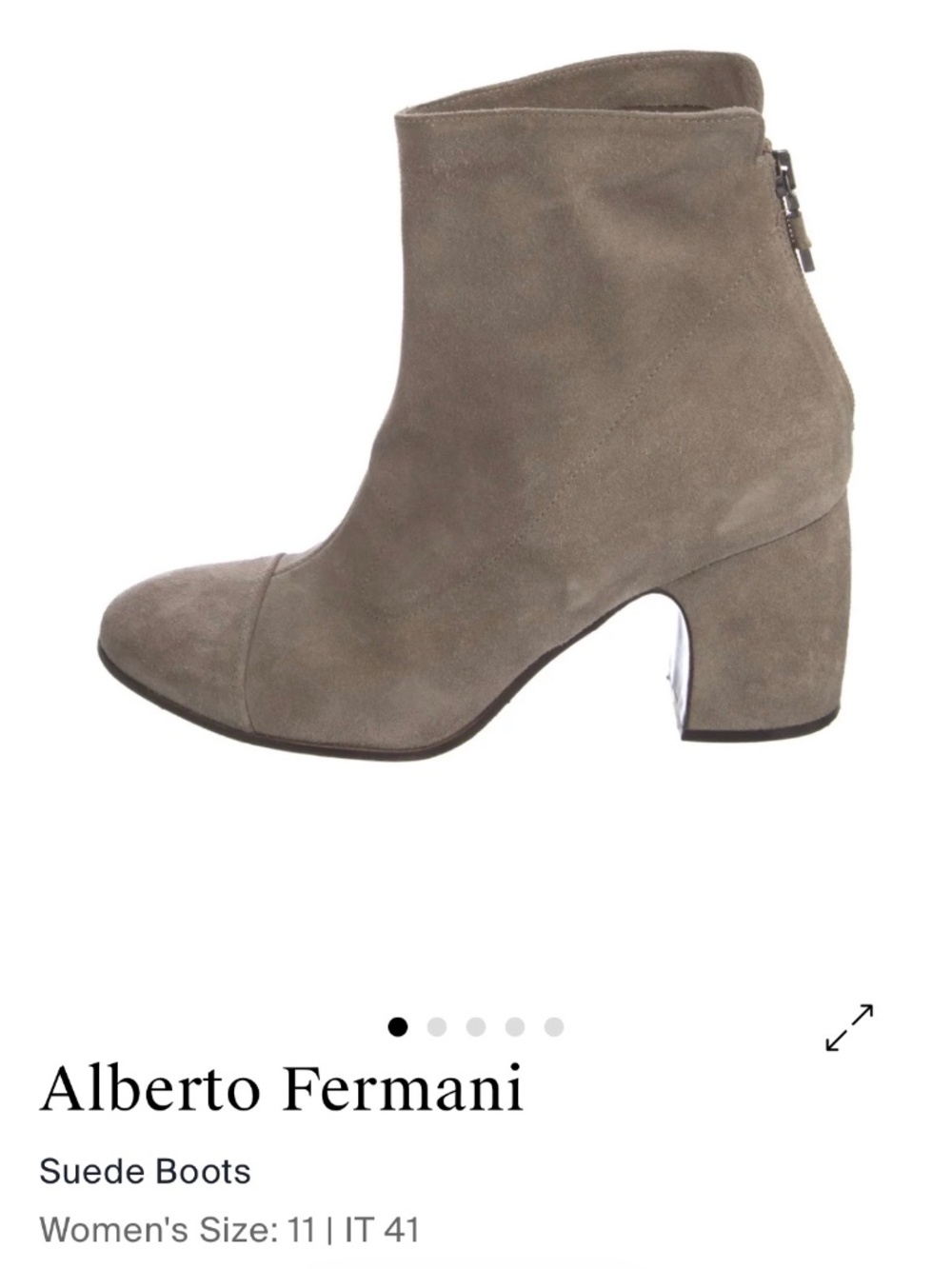 Alberto Fermani Suede Ankle Boots
